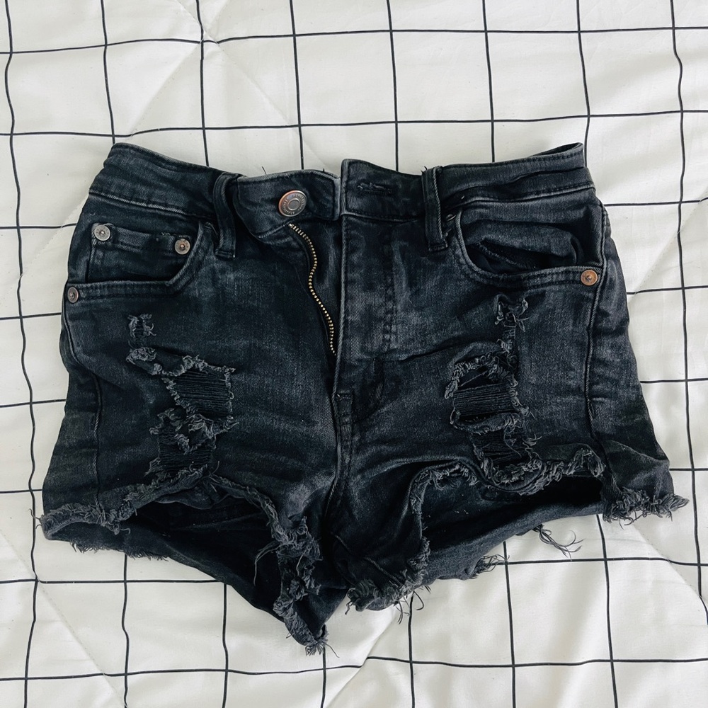 Aeropostale Black Jean shorts - size 2